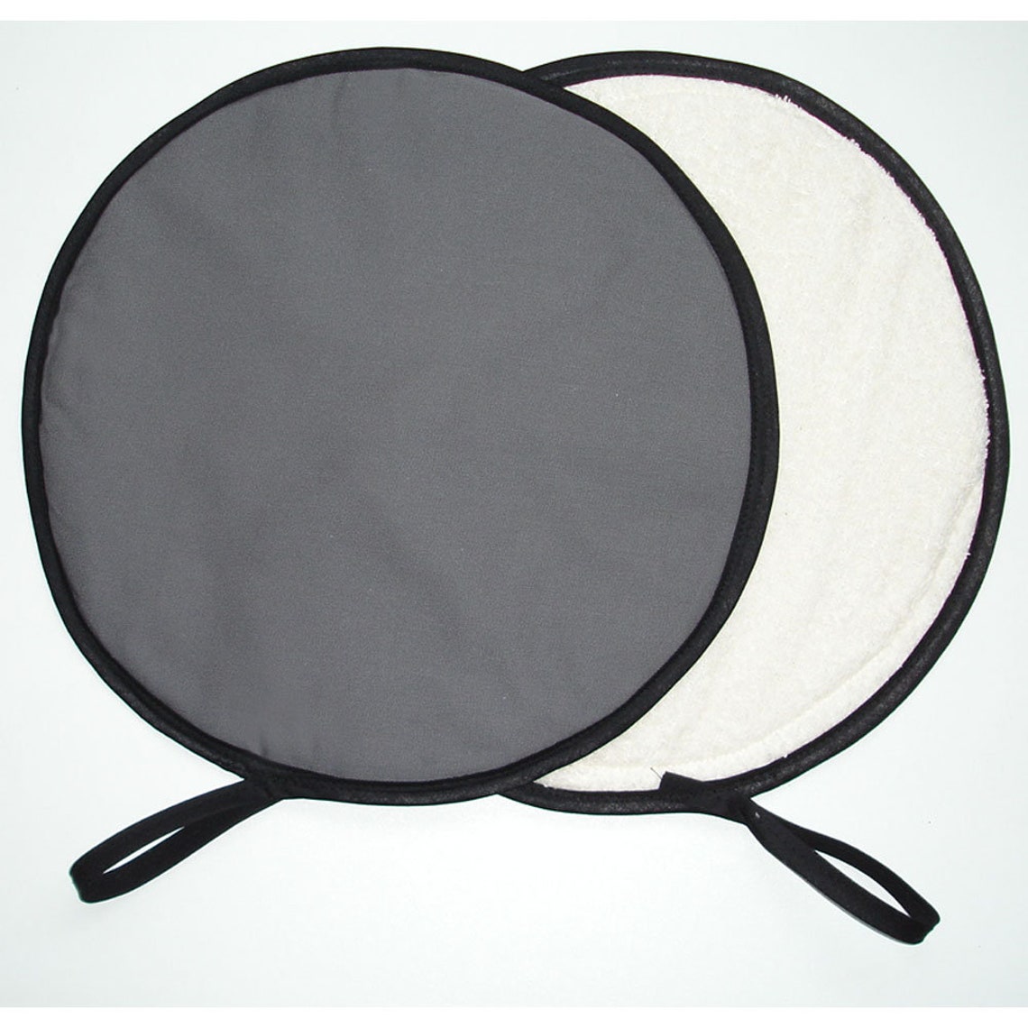 Pair Aga Hob Lid Covers Grey Set of Two Hotplate Pads Round 2 Etsy