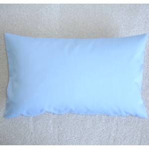 Tempur Travel Pillow Cover SMALL 10" x 16" With Zip Pink Navy Blue Grey Black Brown Green Casper Nap Cushion Case Sham Pillowcase 40x26cm Sky Blue