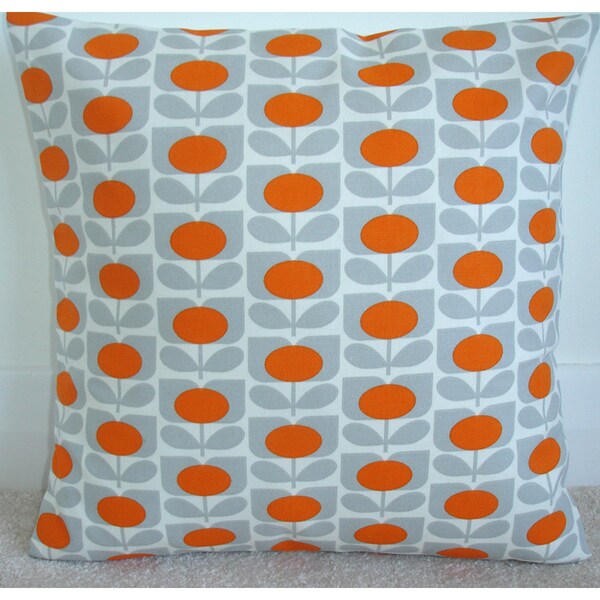 Orange Euro Sham Etsy