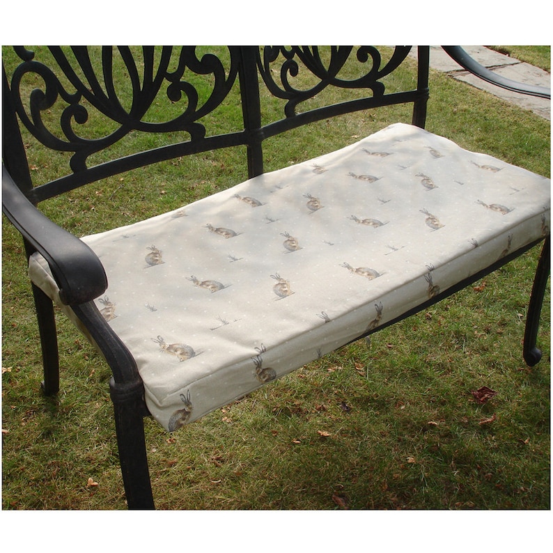 Bench Seat Cushion COVER Only Garden Patio Bench 100x45x6cm Etsy UK