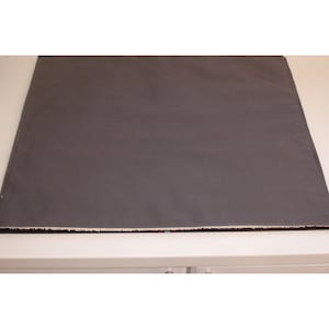 Oven Stove Cooker Cover Grey 24&quot;x22&quot; Electric Induction Hotplate HobTop Surface Saver Mat Kitchen Pad Topper Plain Block Solid Gray Top