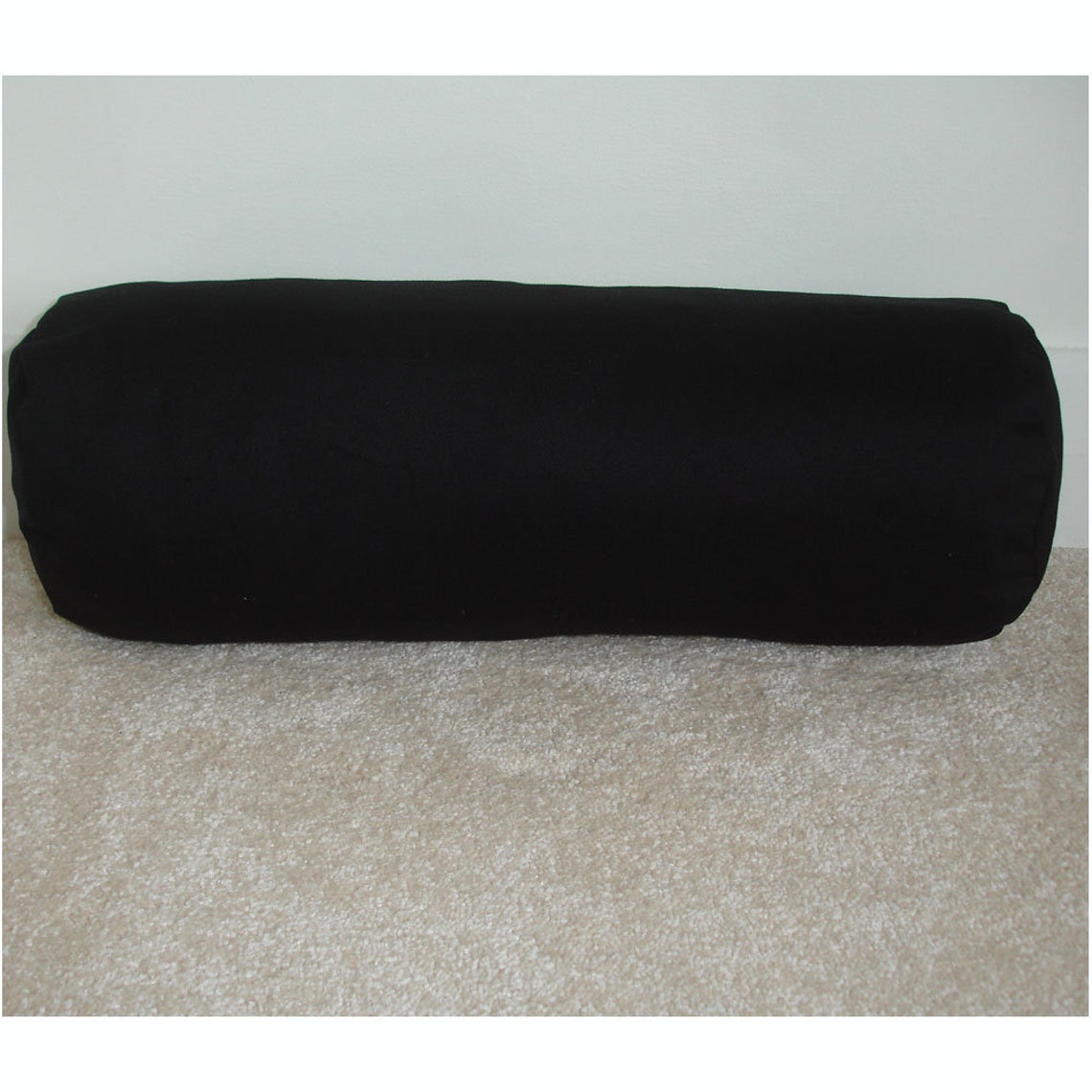Black Velvet Cylinder Bolster Pillow Cover 6x16 Round Ended Etsy UK