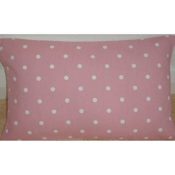 Pink polka dot pillowcase top