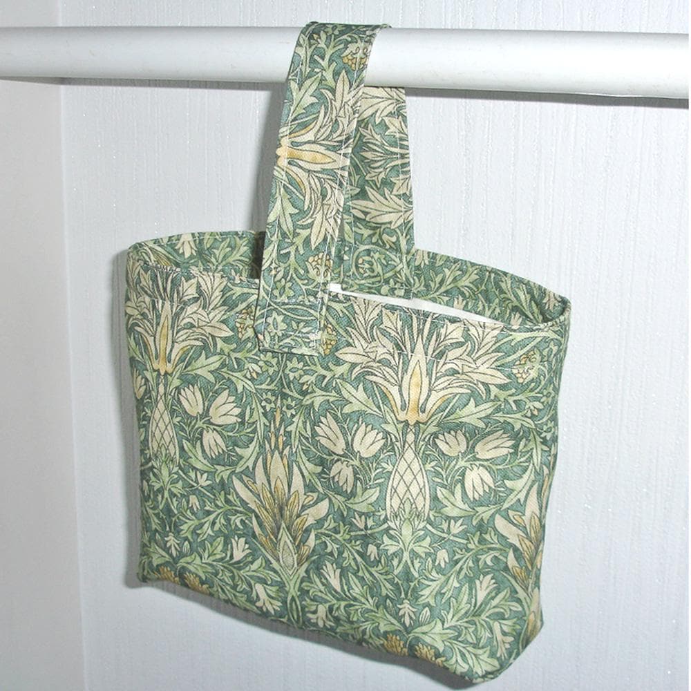 Mobility Bag Wheelchair Sidearm Walker William Morris Snakeshead Side Arm Faux Leather Caddy Purse Caddie Handbag Tote Organiser Green