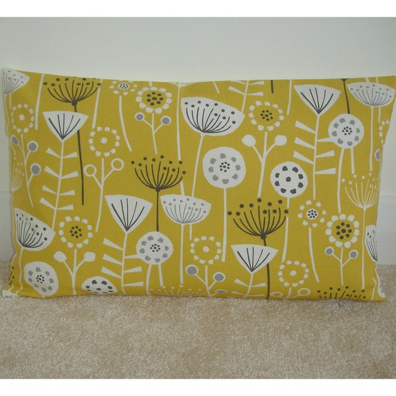yellow bolster cushion