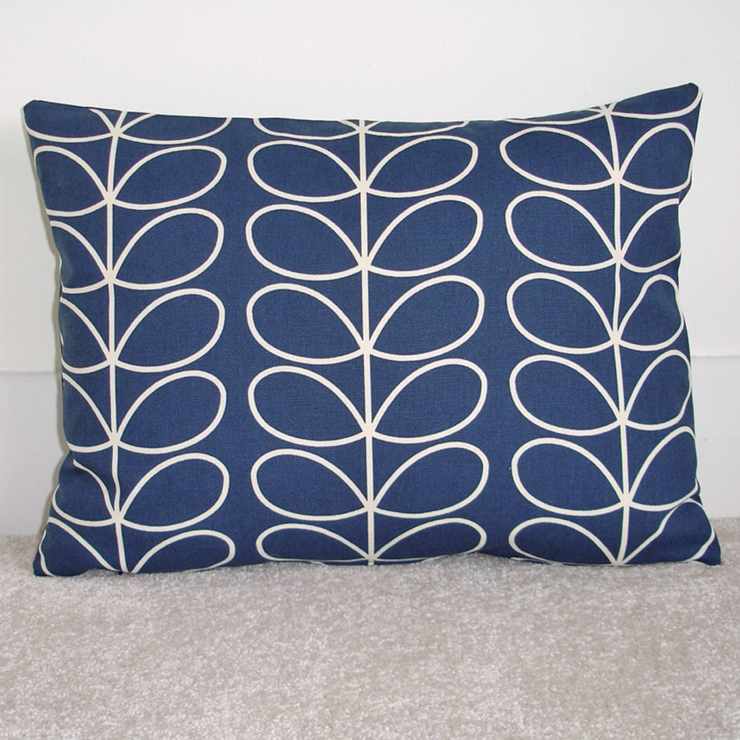 10x16 Tempur Travel Pillow Cover With Zip 40x26cm Navy Blue Etsy