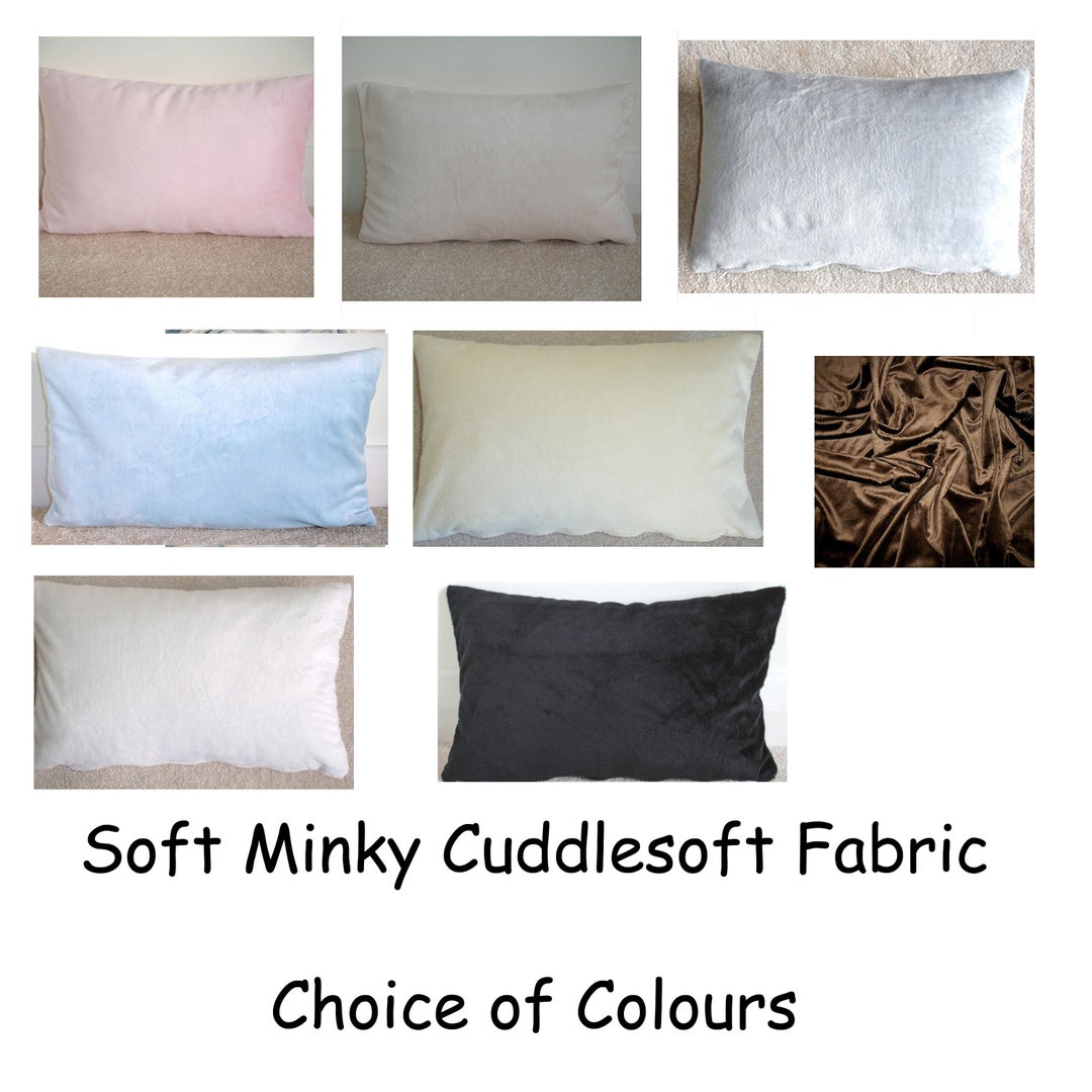 10x16 Tempur Travel Pillow Cover With Zip 40x26cm Minky Plush