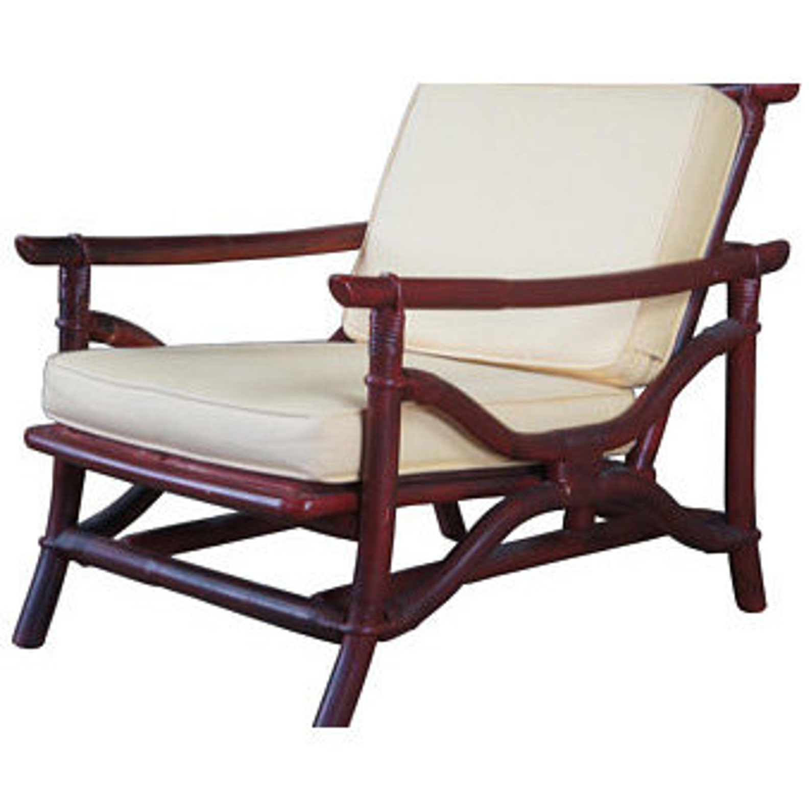 Replacement Cushion Covers Black For Ficks Reed Rattan Chair Etsy