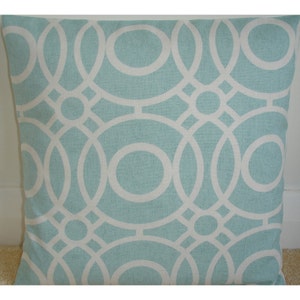 Pillow Cover 16x16 Duck Egg 16&quot; Cushion Case Sham Slip Pillowcase