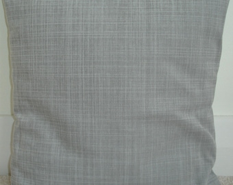Grey 16x16 Pillow Cover 16" Cushion Case With Zip Sham Slip Throw Pillowcase Soft Feel Same On Both Sides Textured