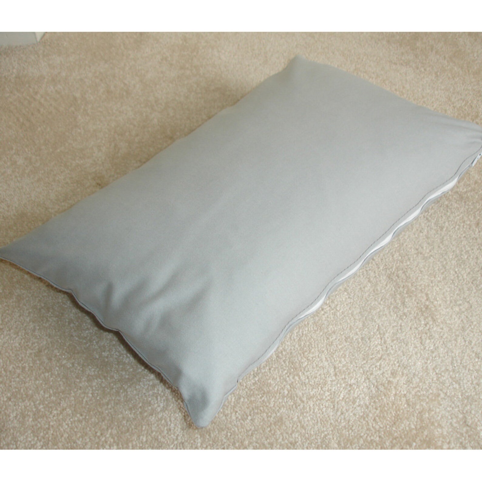10x16 Tempur Travel Pillow Cover With Zip 40x26cm Plain Block Etsy UK