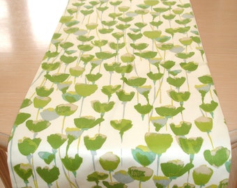 Green Table Runner 48" Tulip 4ft Duck Egg Tulips 120cm Kelly Emerald Green