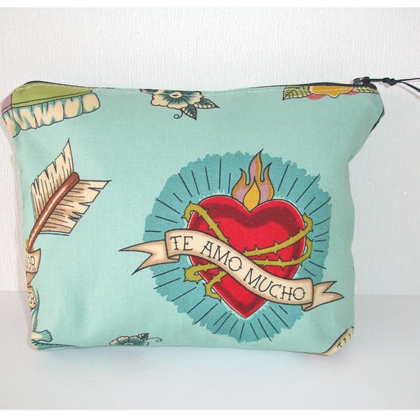 Frida Kahlo Make Up Bag Cosmetics Toiletries Purse Pouch Cosmetic Pencil Case