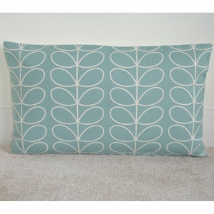 Duck Egg Pillow Cover Bolster Cushion Case Slip Sham Oblong Pillowcase 12x16 12x20 16x24 Stem Leaves Geometric Rectangular