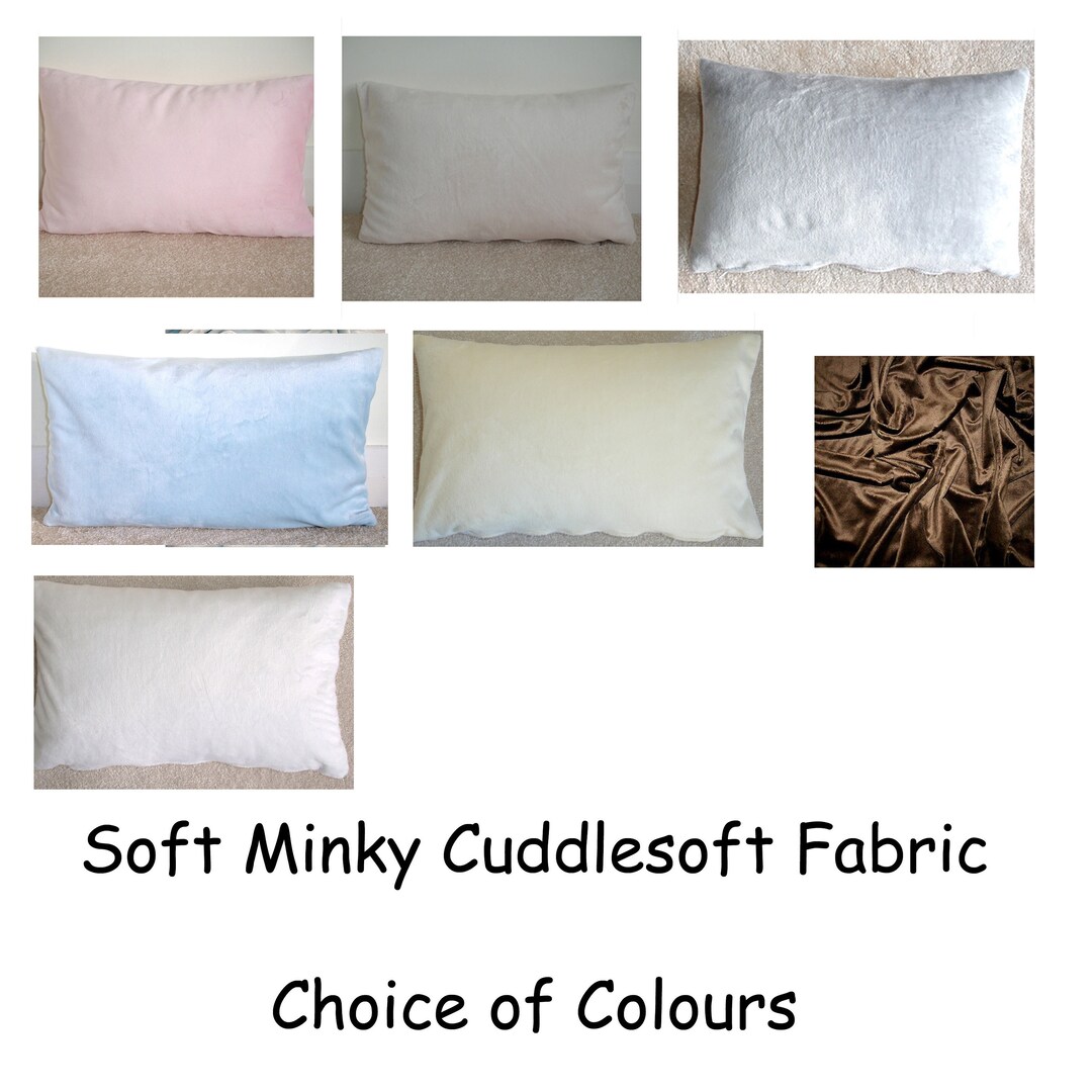 10x16 Tempur Travel Pillow Cover With Zip 40x26cm Minky Plush Etsy