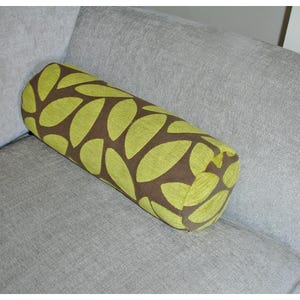 Bolster Pillow COVER Green and Brown Cylinder Cushion Sham Cushion Case 6" 8" 9" 10" 12" 16" 18" 20" 24" 6x16 8x18 Lime Chartreuse