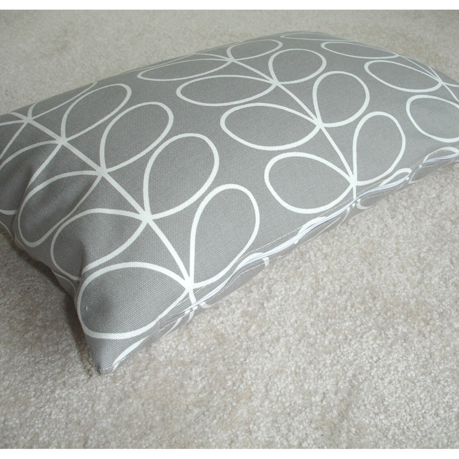 10x16 Tempur Travel Pillow Cover With Zip 40x26cm Light Grey Etsy