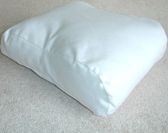 Tempur Original Travel Pillow COVER ONLY SMALL 25x31cm Case Neck Orthopaedic Cushion White Pillowcase Plain Block Solid Colour or Stripe