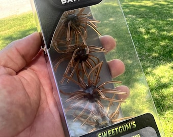 Sweetgum Bass Bait | 2.5 Inch Finesse Lures for Neko Rig, Drop Shot (5 Pack)