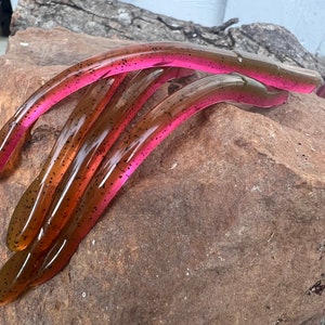 4.5” Bot Worm Drop Shot Soft Plastic Bait (12 per pack)