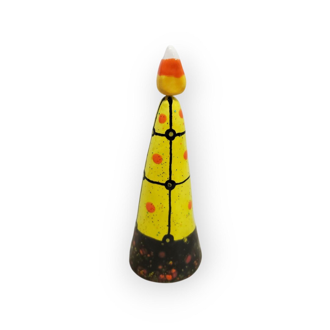 Halloween Ceramic Candy Corn Tree Sculpture Decoration - Etsy