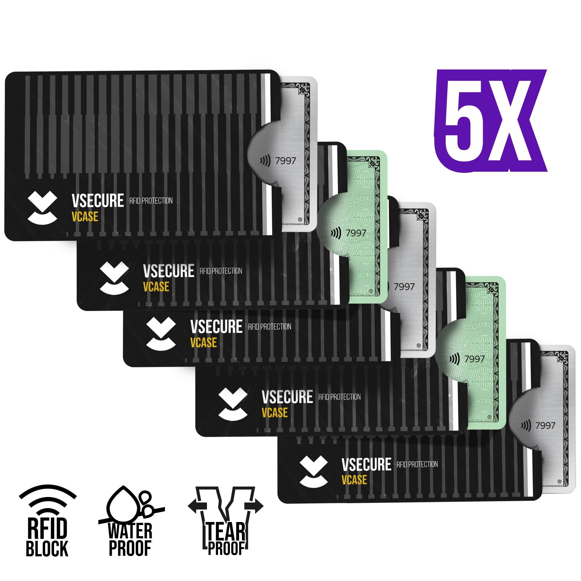 scan proof credit card sleeves RFID Blocking / ATM Crafted with precision and designed with elegance 14pcs RFID Blocking Sleeves, TSV