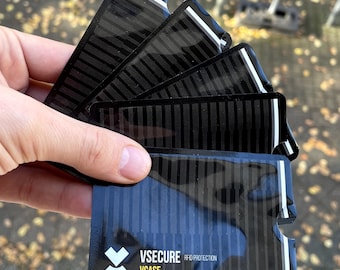 RFID Blocking Credit Card Sleeves  6 Pack (made in USA, Identity Theft  Protection) - Etsy