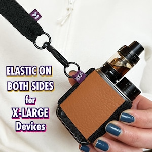 VCASE Leather Vape Holder , Comfortable Design for E Cigarette, Perfect Fit, High-Strength Elastic
