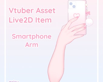 Smart Phone Arm (Customizable case!) - Live2D Item