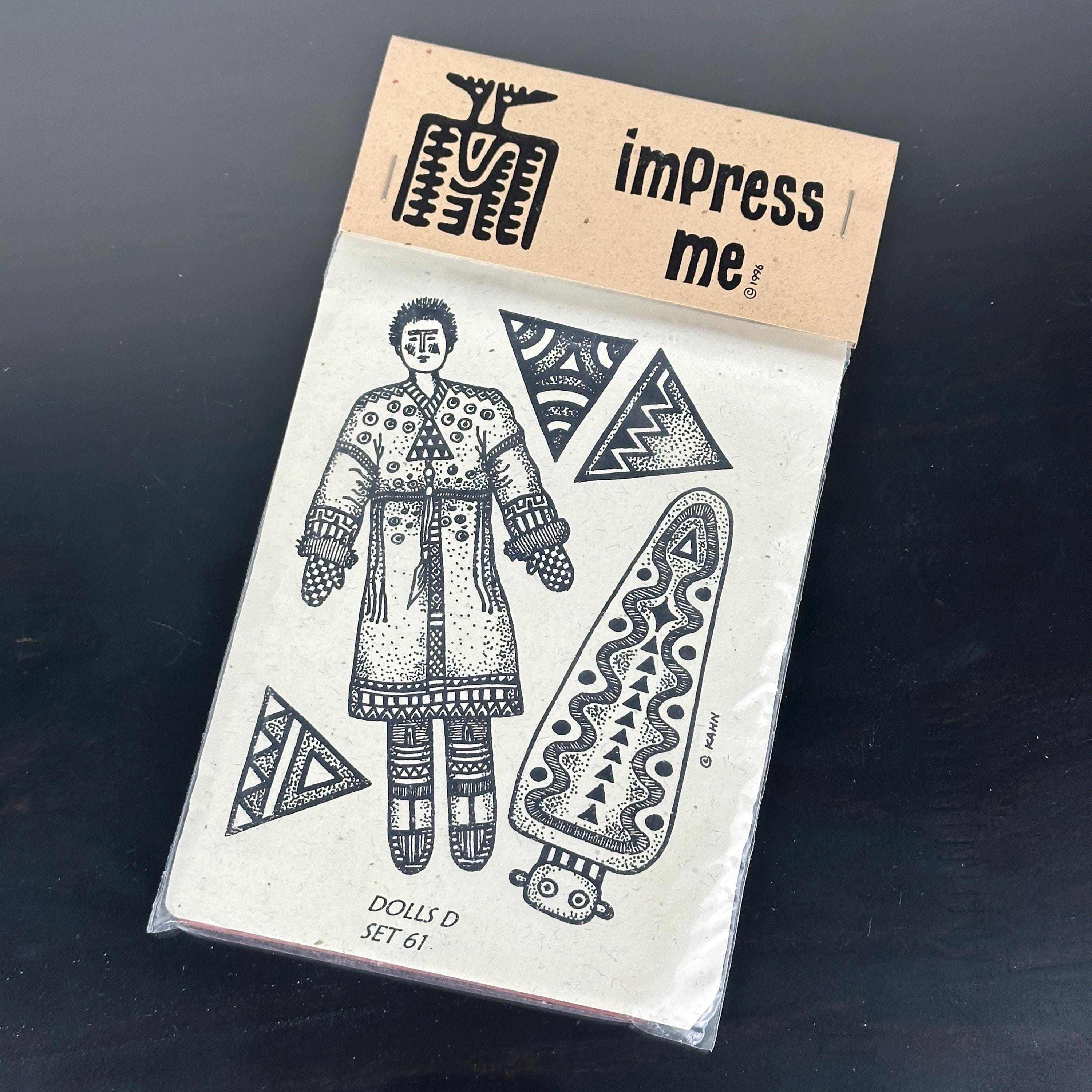 Impress Cards+Crafts & Savvy stamps スタンプ Impress Rubber Stamps - Etsy