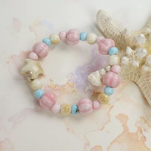 Multicolored Ceramic Star Bracelets | Gifts