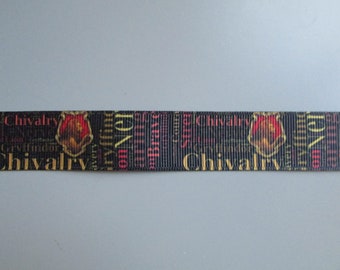 Harry Potter I Solemnly Swear 2.5cm,1.6cm Grosgrain Ribbon x 1 Metre