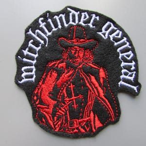 Aufnäher „Hexenjäger General“ aus gesticktem Filz