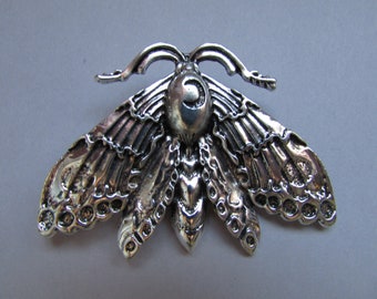 Large Deaths Head Moth Jewellery Tibetan Charm