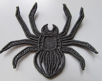 Embroidered Spider Lace Applique