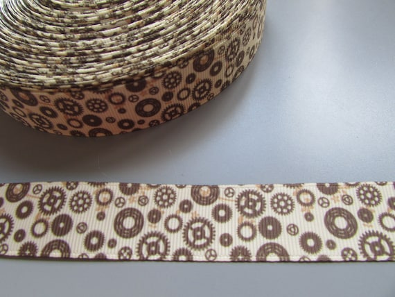 Blue Sugarskull Grosgrain Ribbon 2.2cm x 1 Metre Sewing//Costume//Crafts//Cake