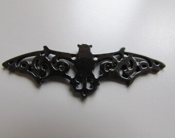 Black Bat Connector Jewellery Charm Steampunk