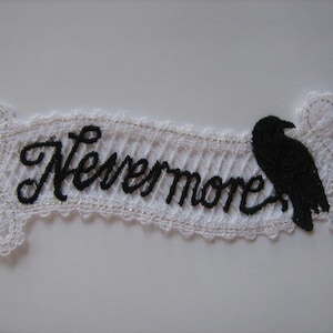 Nevermore Besticktes Lesezeichen