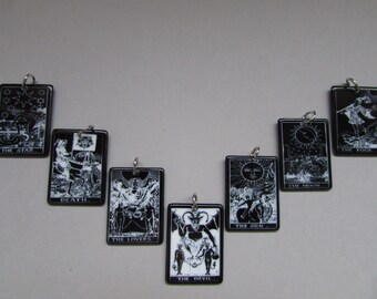 Charm de joyería de cartas del tarot