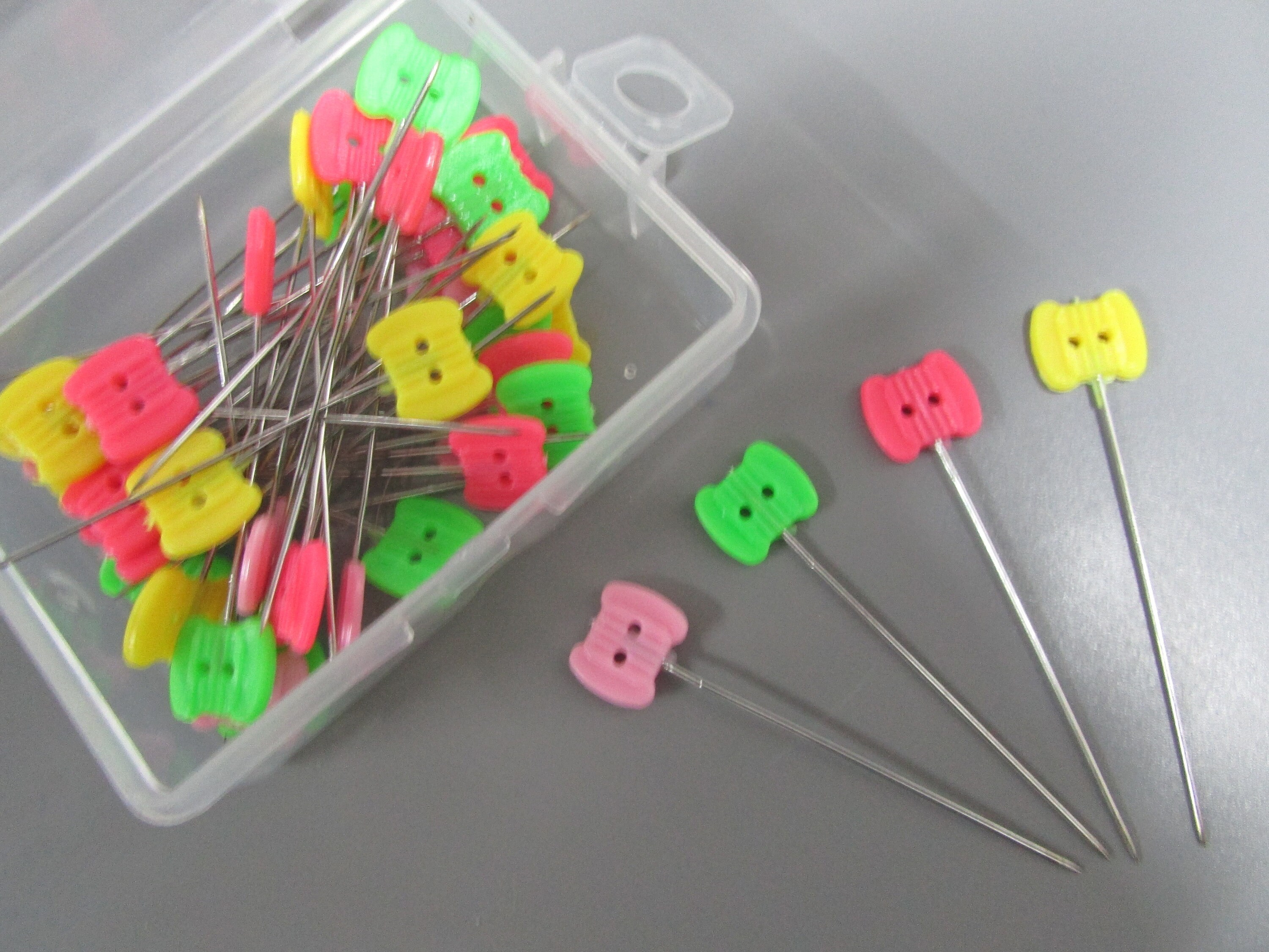 Flat Head Sewing Quilting Pins Pack of 50 Etsy UK