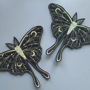 Luna Motte Gestickter Aufnäher Aufnäher