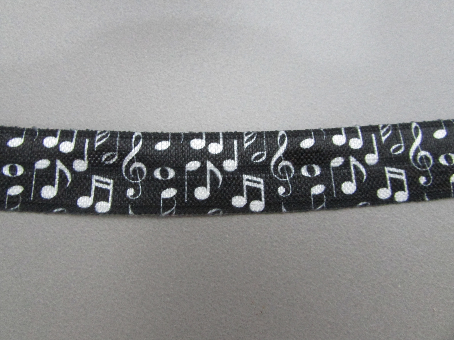 Music Notes Fold Over Elastic X 1 Metre - Etsy