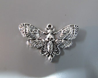 Deaths Head Moth Jewellery Tibetan Charm