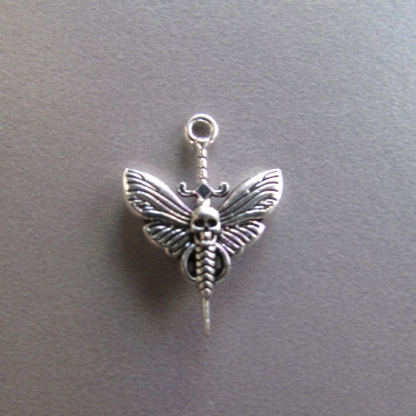 Deaths Head Moth Jewellery Tibetan Charm