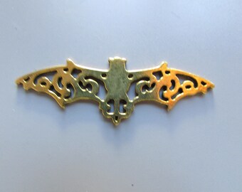 Gold Bat Connector Jewellery Charm Steampunk