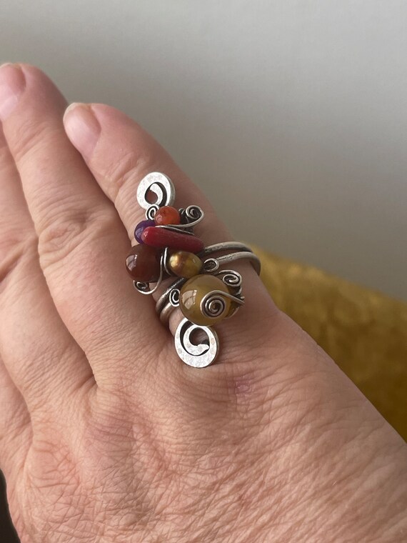 Wire Work Ring - image 2