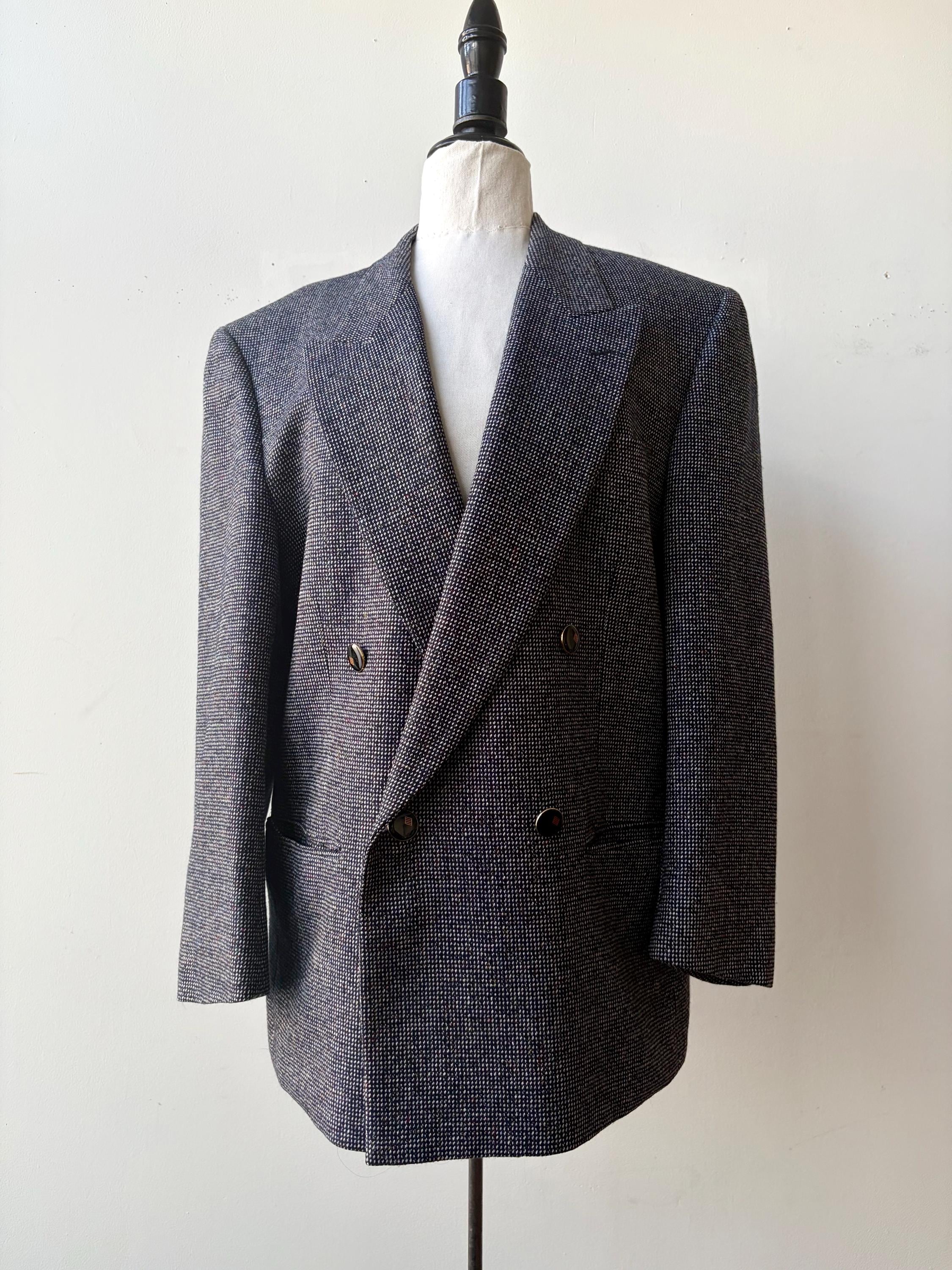Double Breasted Blazer 60s - Etsy