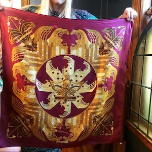 Hermès Scarf Costumes Des Départements De La Seine