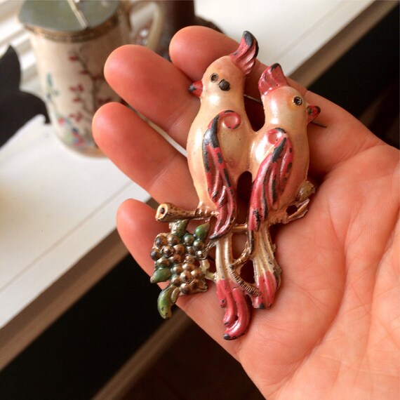 1940's Pot Metal Brooch
