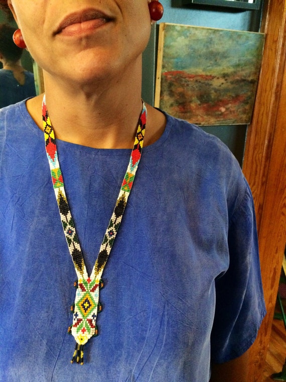 1960's Loom Beaded Necklace